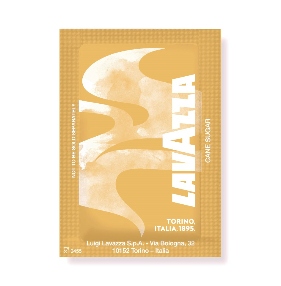 Lavazza rørsukker i brev